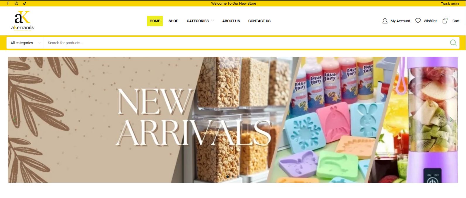 Akerrands Home Banner - Ads Spiders